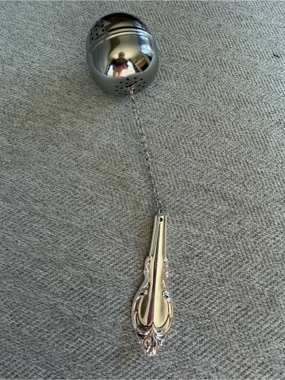 Upcycled Silverware Tea Infuser - Picture 2 of 5